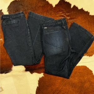 wrangler and cinch flare wide leg women’s jeans